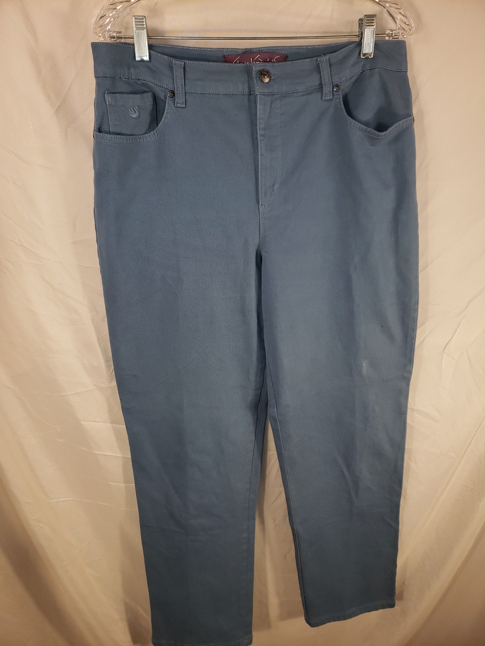 Gloria Vanderbilt Straight Leg Jeans in Slate Blue